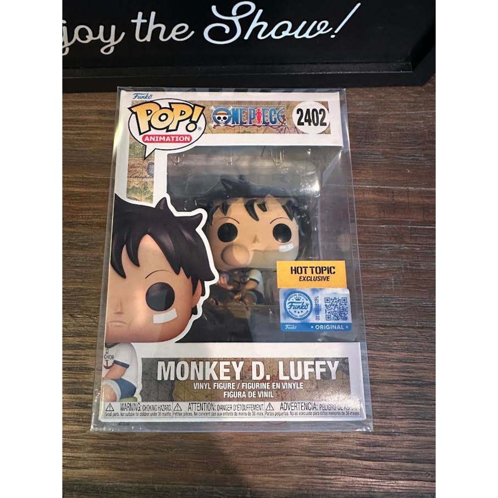 Funko Pop One Piece Monkey D. Luffy 2402 Hot Topic Exclusive Vinyl Figure